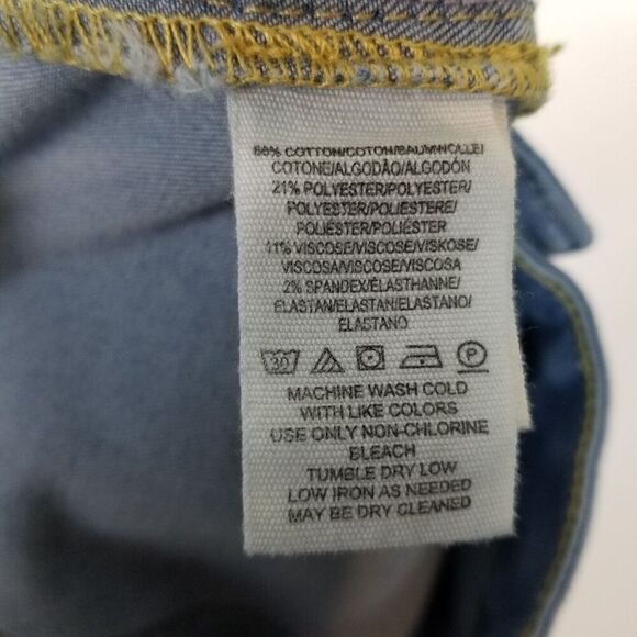 Free People We The Free Just Float On Flare Jeans Sz 27 R Blue Boho Festival - Picture 8 of 8